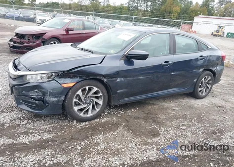 2018 Honda Civic Ex z USA, uszkodzony, nr VIN 2HGFC2F72JH504372